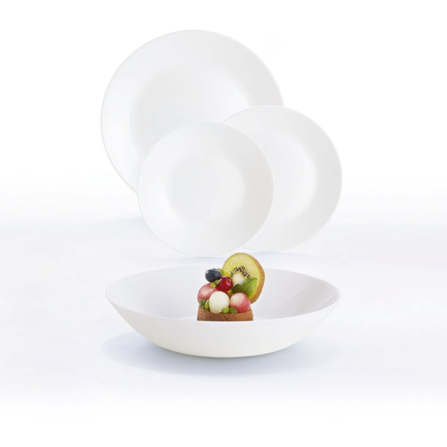 Madlavningsst Luminarc 12004 Hvid Glas 18 Dele #10