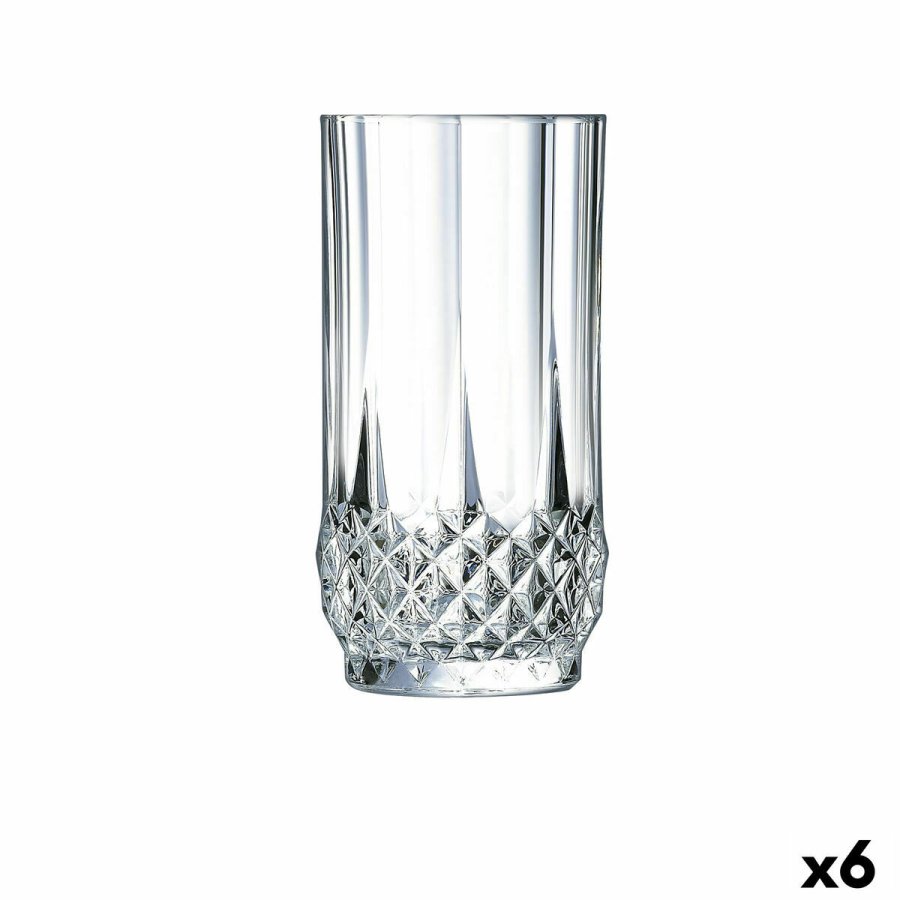 Glas Cristal dArques Paris Longchamp Gennemsigtig Glas (28 cl) (Pack 6x) #4