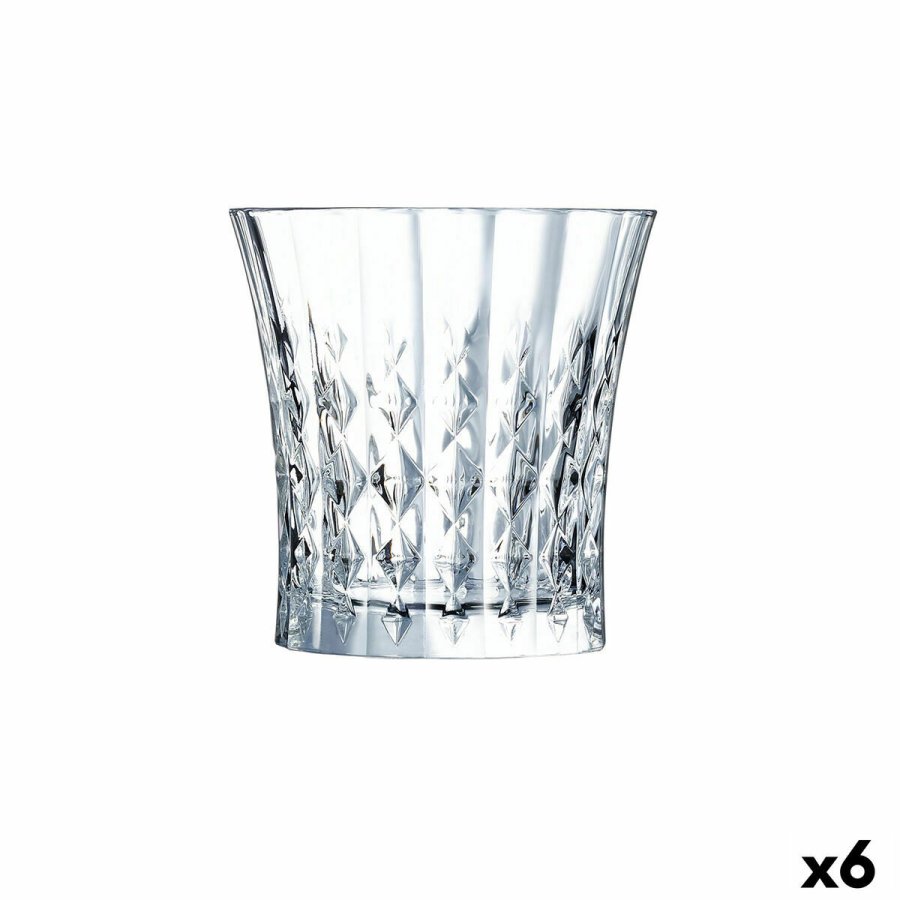Glas Cristal dArques Paris Lady Diamond Gennemsigtig Glas (270 ml) (Pack 6x) #4