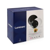Spisestel Luminarc 1900 Hvid/Sort Glas 18 Dele #13