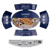 Ovn Fad Luminarc Smart Cuisine Hvid Glas 34 x 25 cm #4