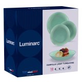 Spisestel Luminarc Pampille Turquesa Turkisbl Glas 18 Dele #7