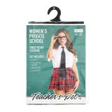 Erotisk Kostume Teachers Pet School Girl R�d Onesize #6