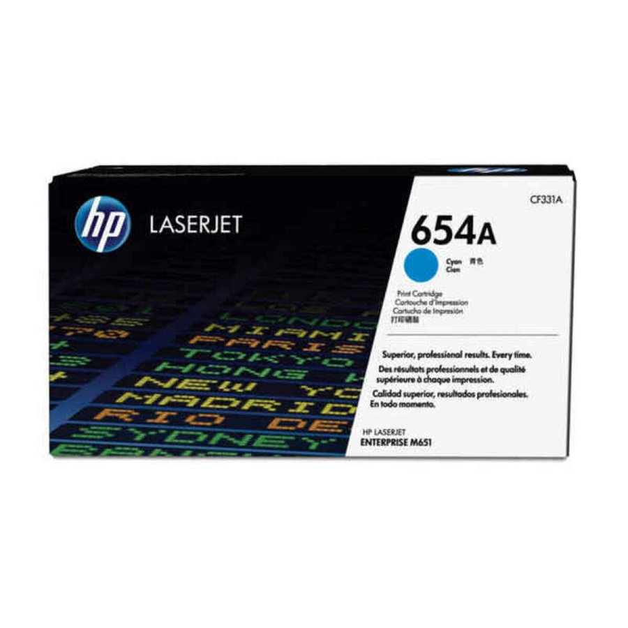Original toner HP 654A Cyan #1
