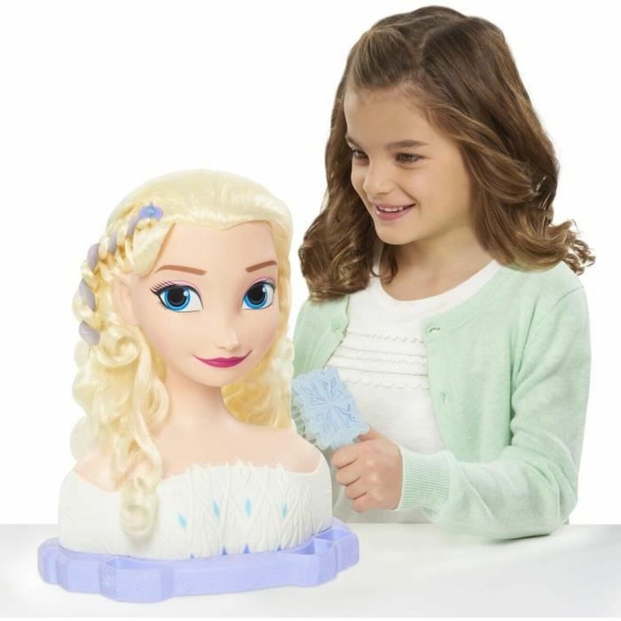 Babydukke med tilbehr Frozen Elsa Deluxe Styling Head #5