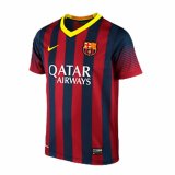 Kortrmet fodboldtrje til brn Qatar Nike FC. Barcelona 2014 Rd #2