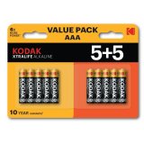 Batterier Kodak XTRALIFE 1,5 V AAA (10 enheder) #1
