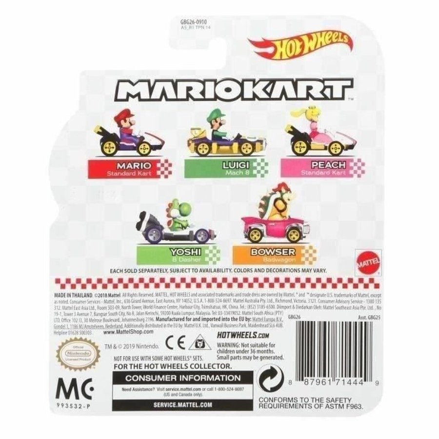 Bil legetj Hot Wheels Mario Kart 1:64 #6