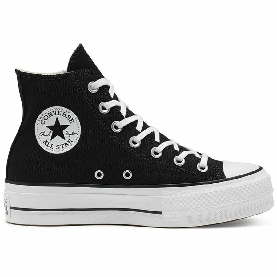 Kondisko til Kvinder Converse Chuck Taylor All Star Platform Sort #1