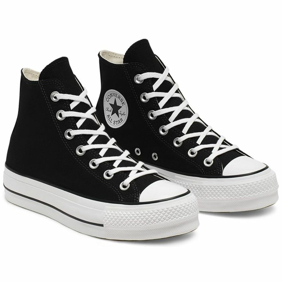 Kondisko til Kvinder Converse Chuck Taylor All Star Platform Sort #5