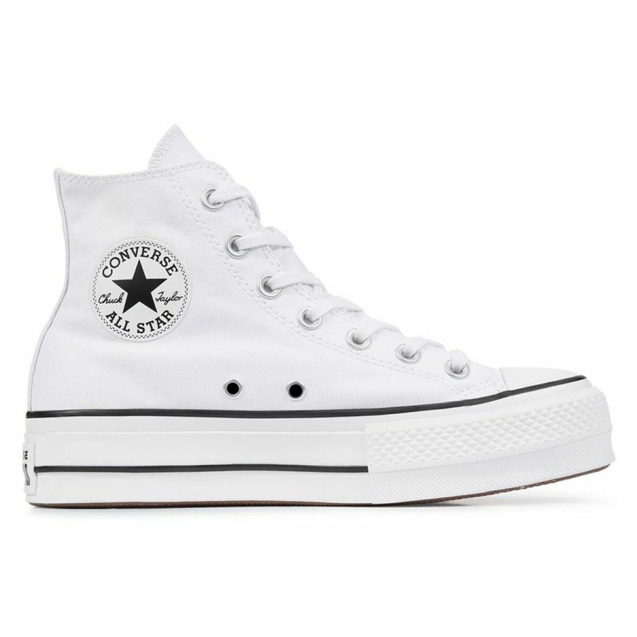 Kondisko til Kvinder Converse All Star Platform High Top Hvid #3