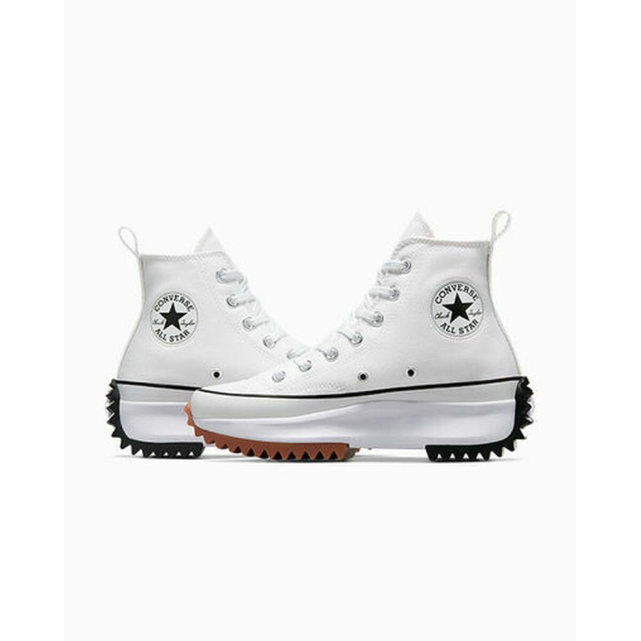 Kondisko til Kvinder Converse RUN STAR HIKE CANVAS PLATAFORM 166799C Hvid #3
