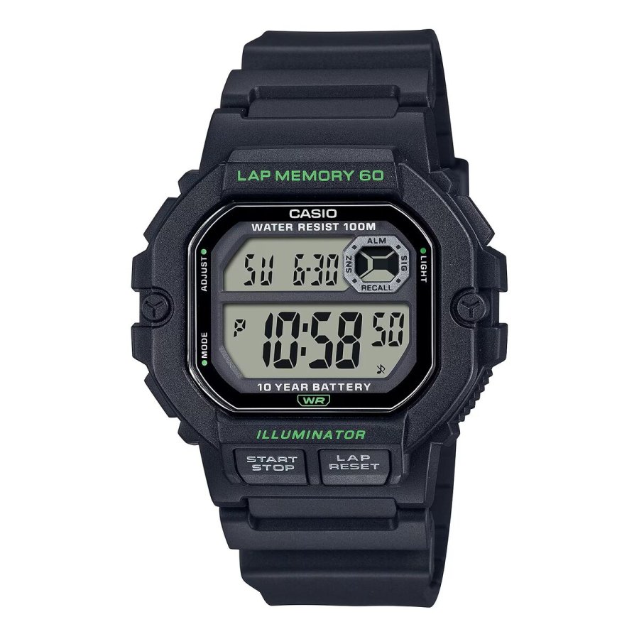 Herreur Casio ILLUMINATOR Sort ( 44,5 mm) #1