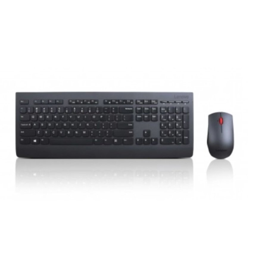Tastatur og tr�dl�s mus Lenovo 4X30H56823 Sort Spansk qwerty #1