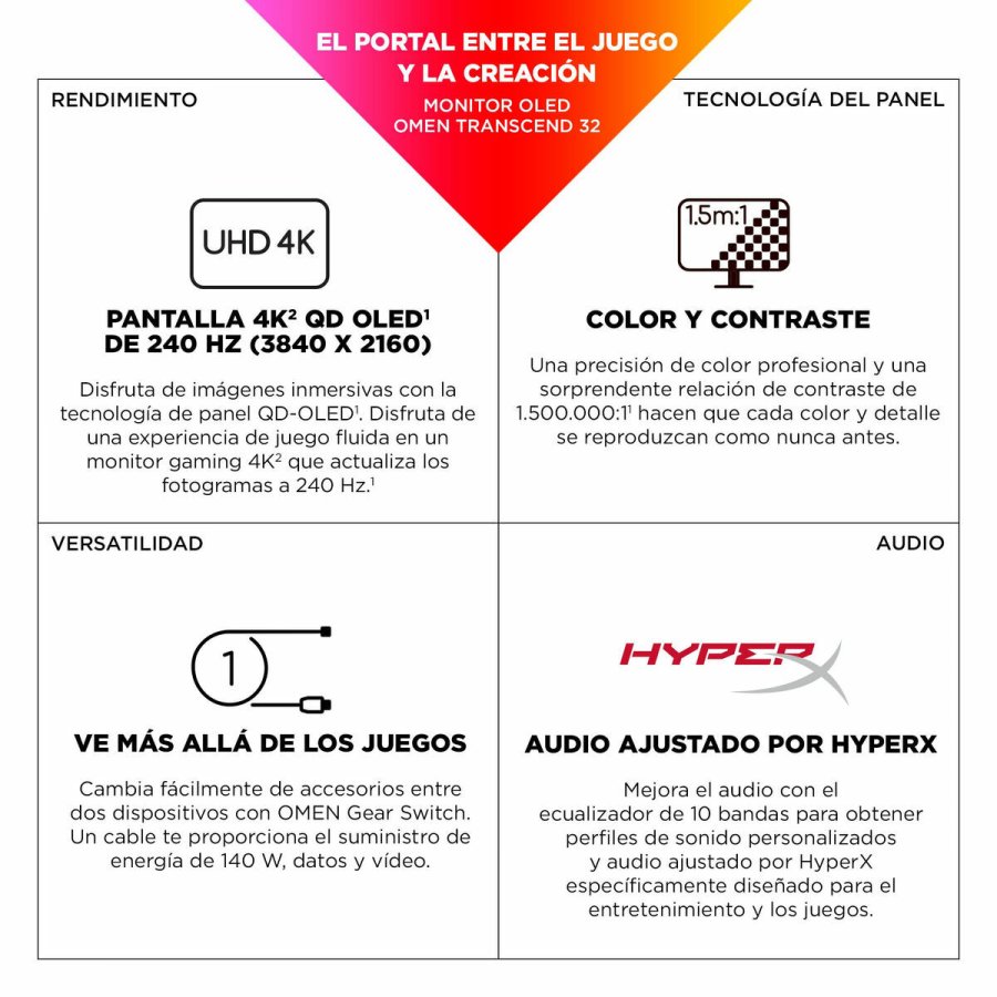 Videovg Monitor HP 9R181E9#ABB 4K Ultra HD 31,5