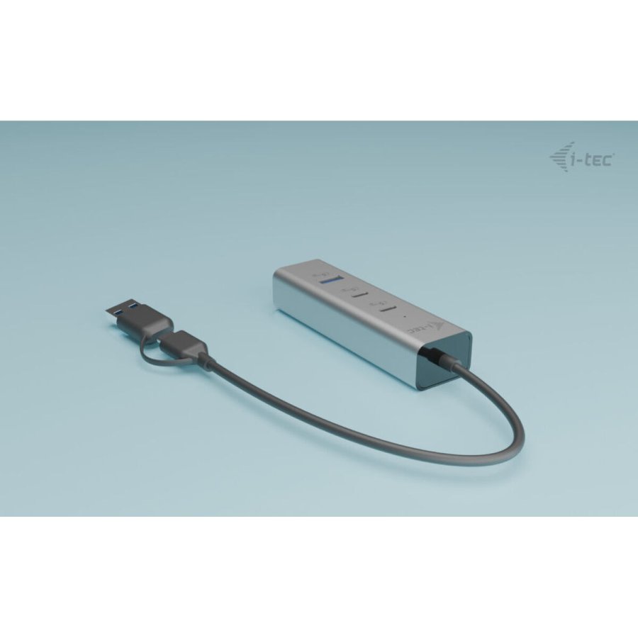 USB Hub i-Tec CAHUBMETAL2A2CPD S�lvfarvet #3