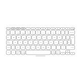 Tastatur Logitech 920-012974 Hvid Gr� QWERTY #6