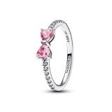 Ring til kvinder Pandora 193510C01-56 16 S�lvfarvet Pink #1