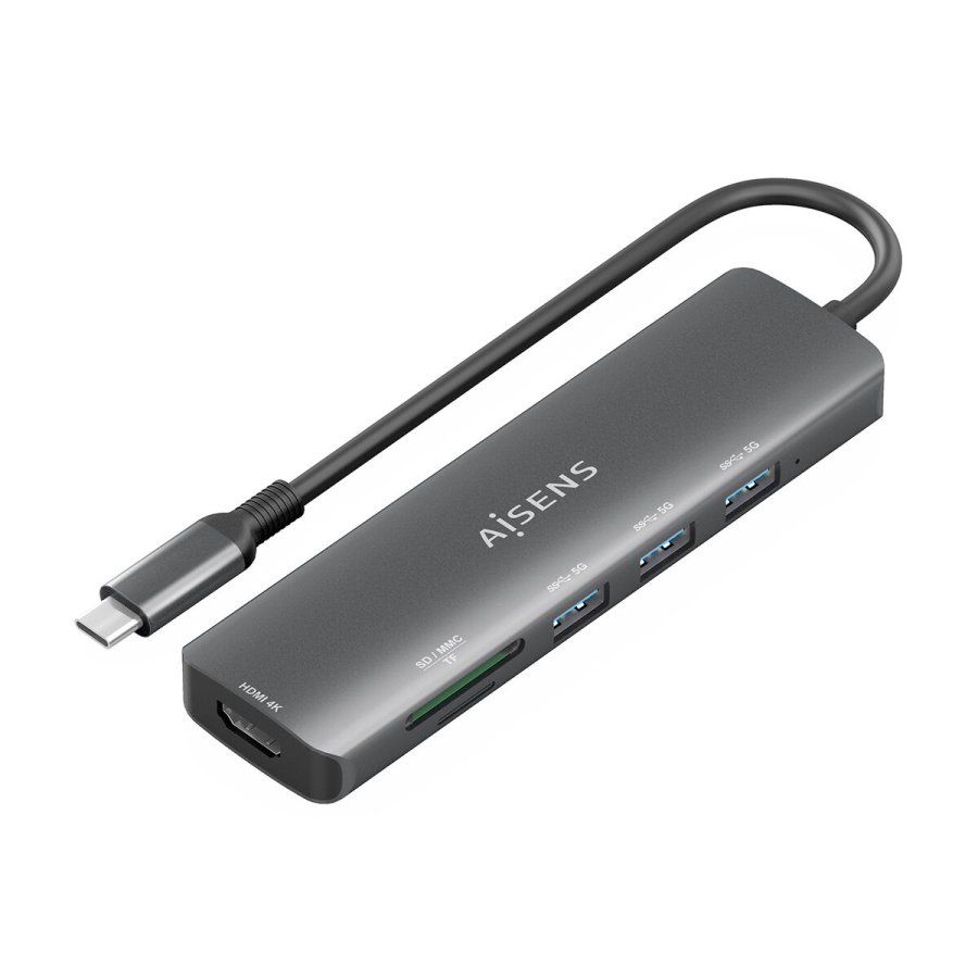 USB Hub Aisens USB-C DOCK 6 EN 1 Gr #6