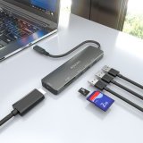 USB Hub Aisens USB-C DOCK 6 EN 1 Gr #3
