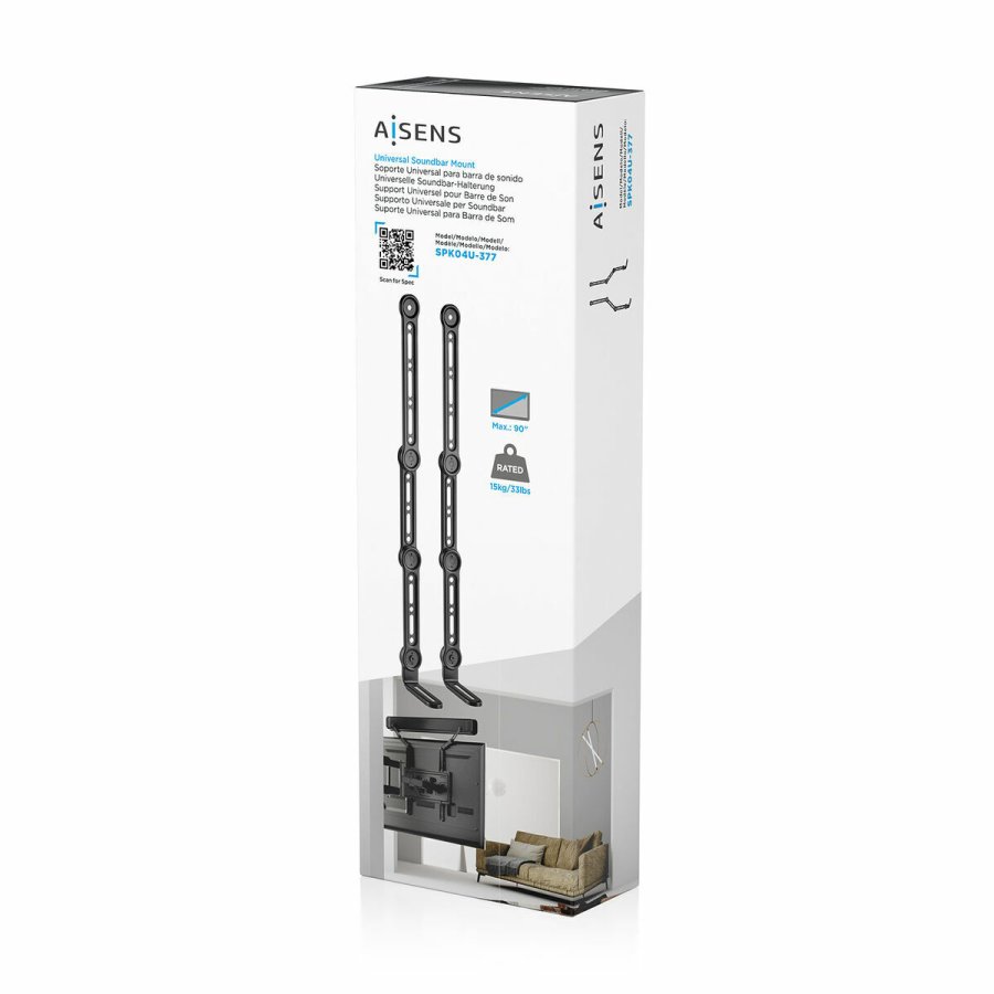 Sttte hjtaler Aisens SPK04U-377 Sort #5