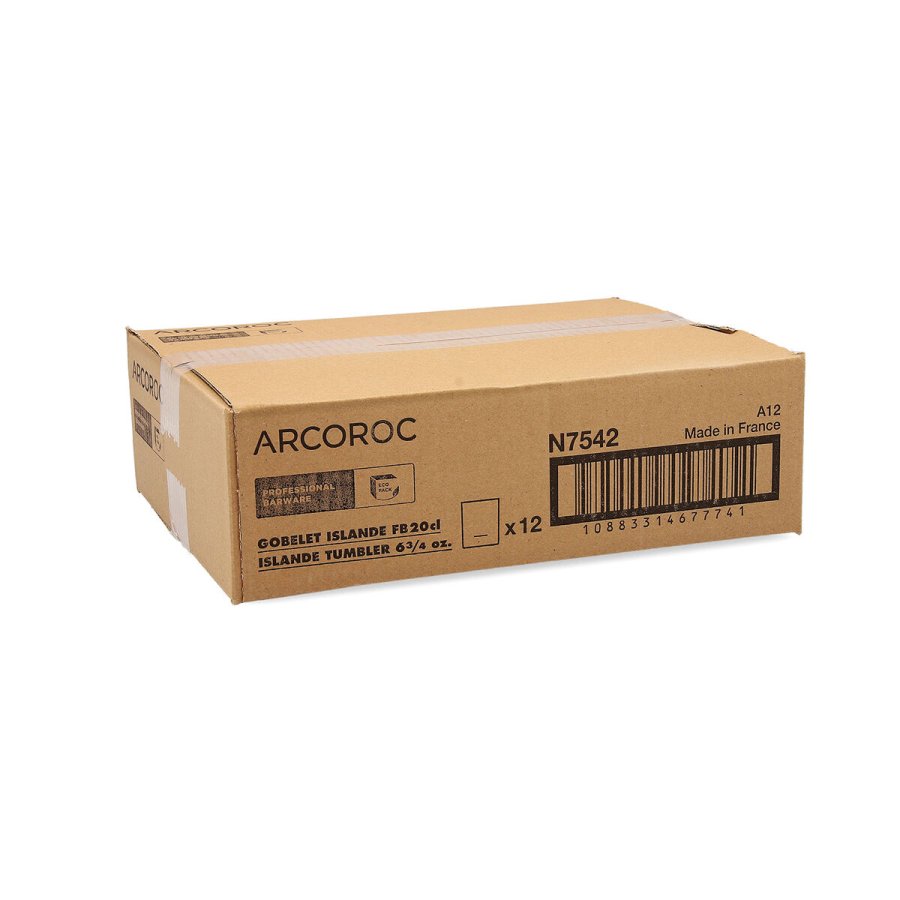 Glasst Arcoroc Islande Gennemsigtig Glas 200 ml (12 enheder) #7