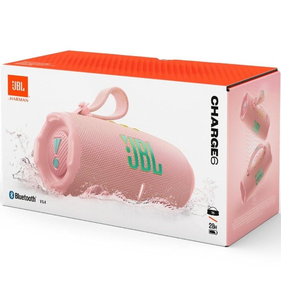 Brbare Bluetooth-hjttalere JBL Charge 6 Pink #5