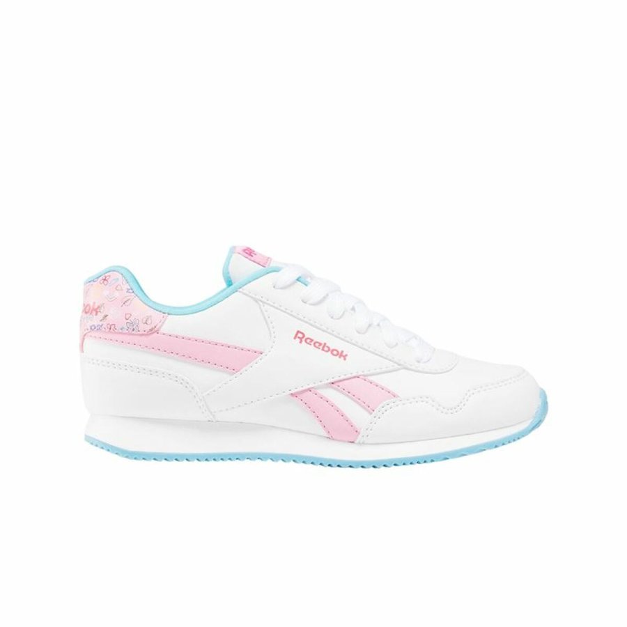 Sportssko til brn Reebok Royal Cl Jog 3.0 Hvid Pink #1