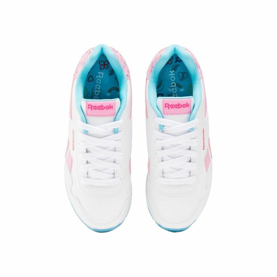 Sportssko til brn Reebok Royal Cl Jog 3.0 Hvid Pink #2