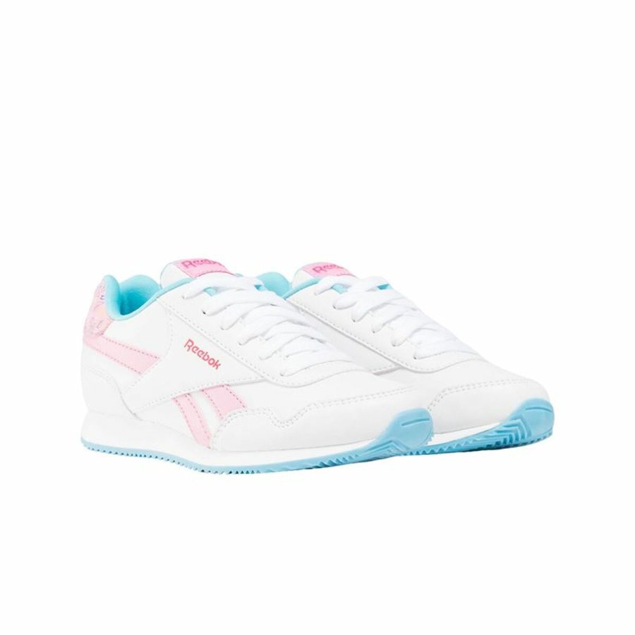 Sportssko til brn Reebok Royal Cl Jog 3.0 Hvid Pink #4