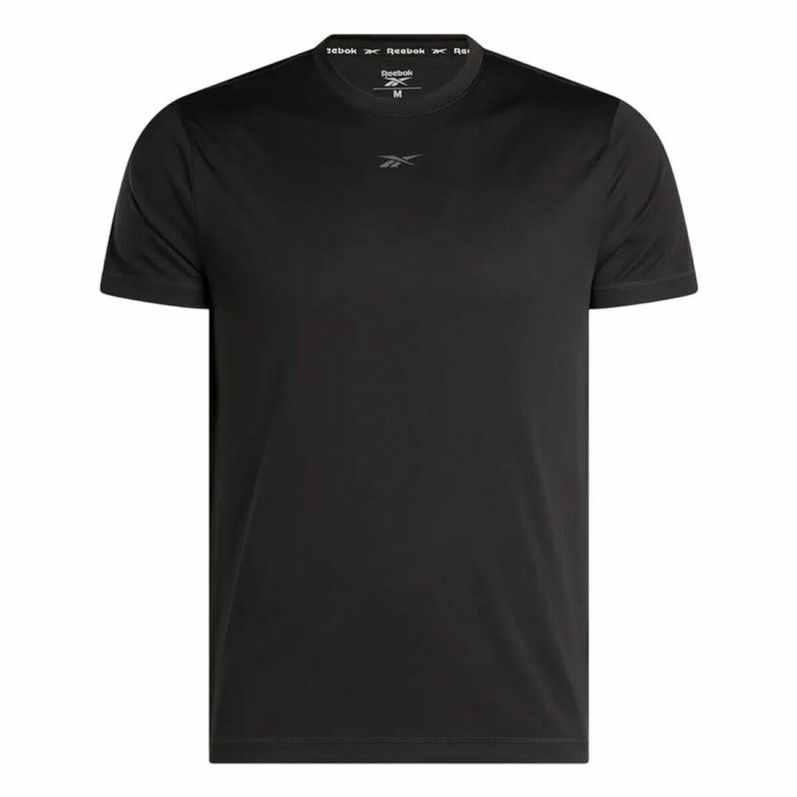Kortrmet T-shirt til Mnd Reebok Id Train Ss Tech Tee Sort #1