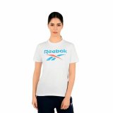 Kortrmet T-shirt til Kvinder Reebok Reebok Identity Hvid #1