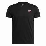 Kortrmet T-shirt til Mnd Reebok Identity Smal Sort #1
