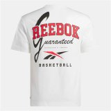 Kortrmet T-shirt til Mnd Reebok Gs Hs Guaranteed Tee Hvid #3