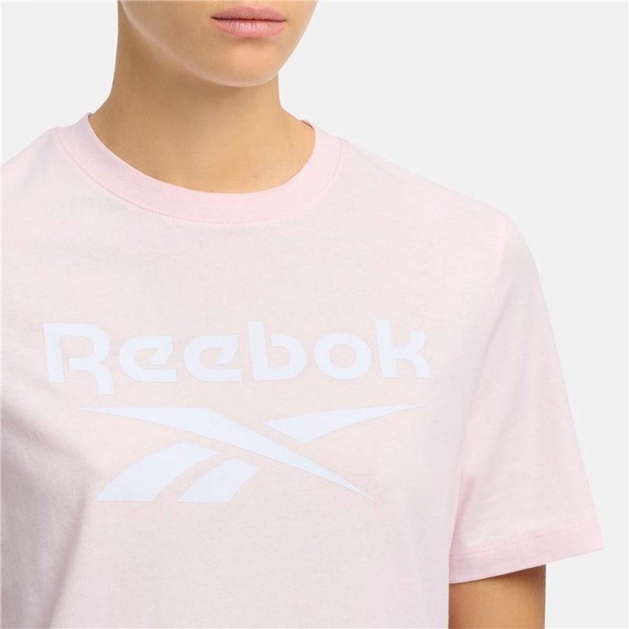 Kortrmet T-shirt til Kvinder Reebok Identity Big Pink #2
