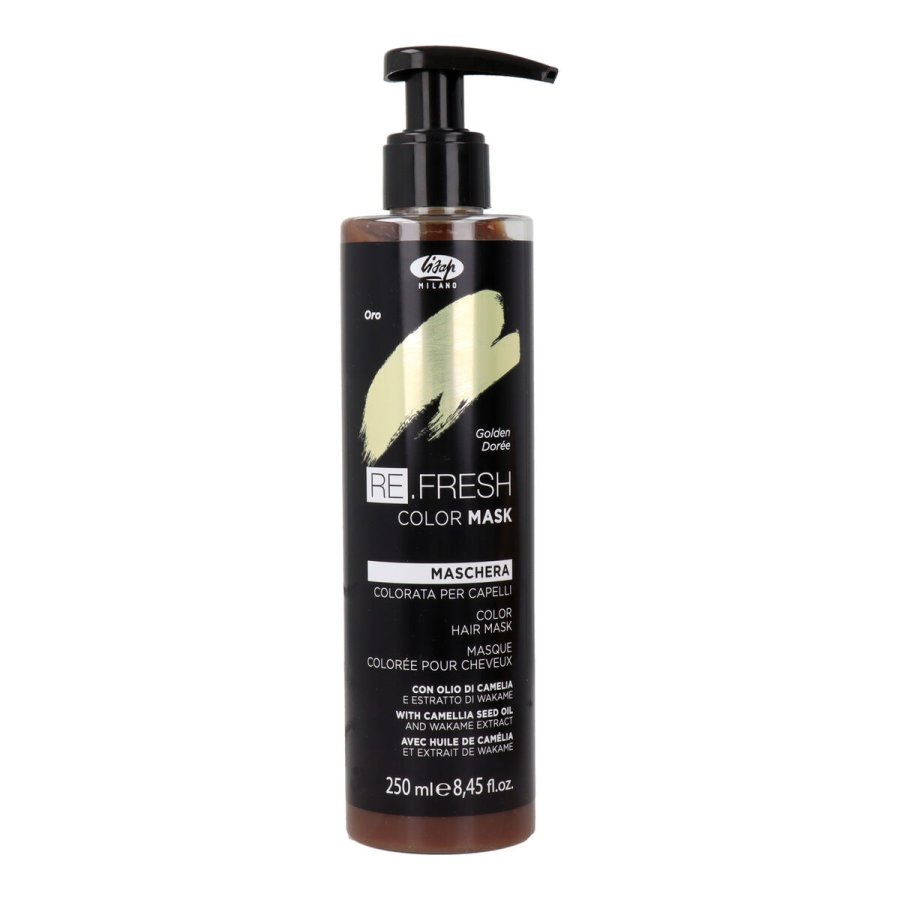 Mattende Hrmaske Lisap Color Golden 250 ml #1