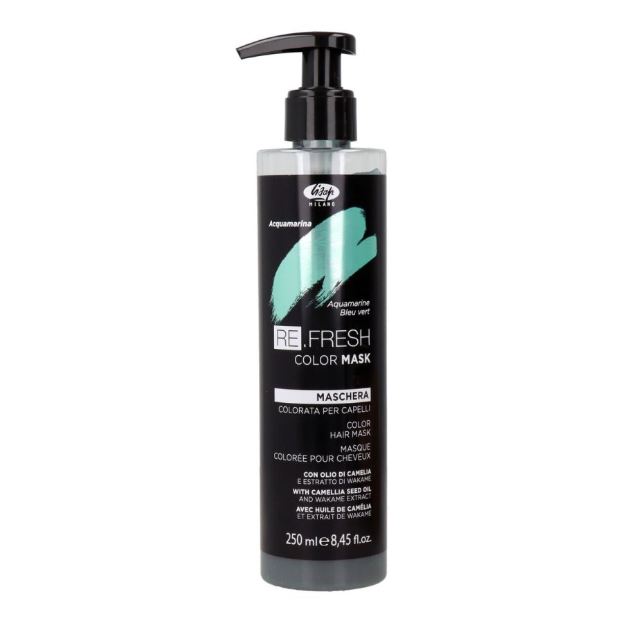 Mattende Hrmaske Lisap Color Aquamarine 250 ml #1