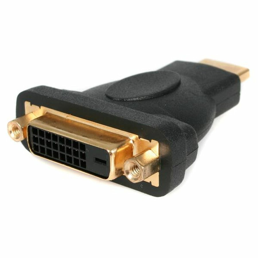 HDMI til DVI-adapter Startech HDMIDVIMF Sort #1