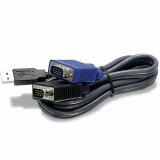 Kabel KVM Trendnet TK-CU10              Sort 2,8 m #1