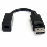 Mini DisplayPort til DisplayPort-adapter Startech DP2MDPMF6IN          4K Ultra HD Sort #1