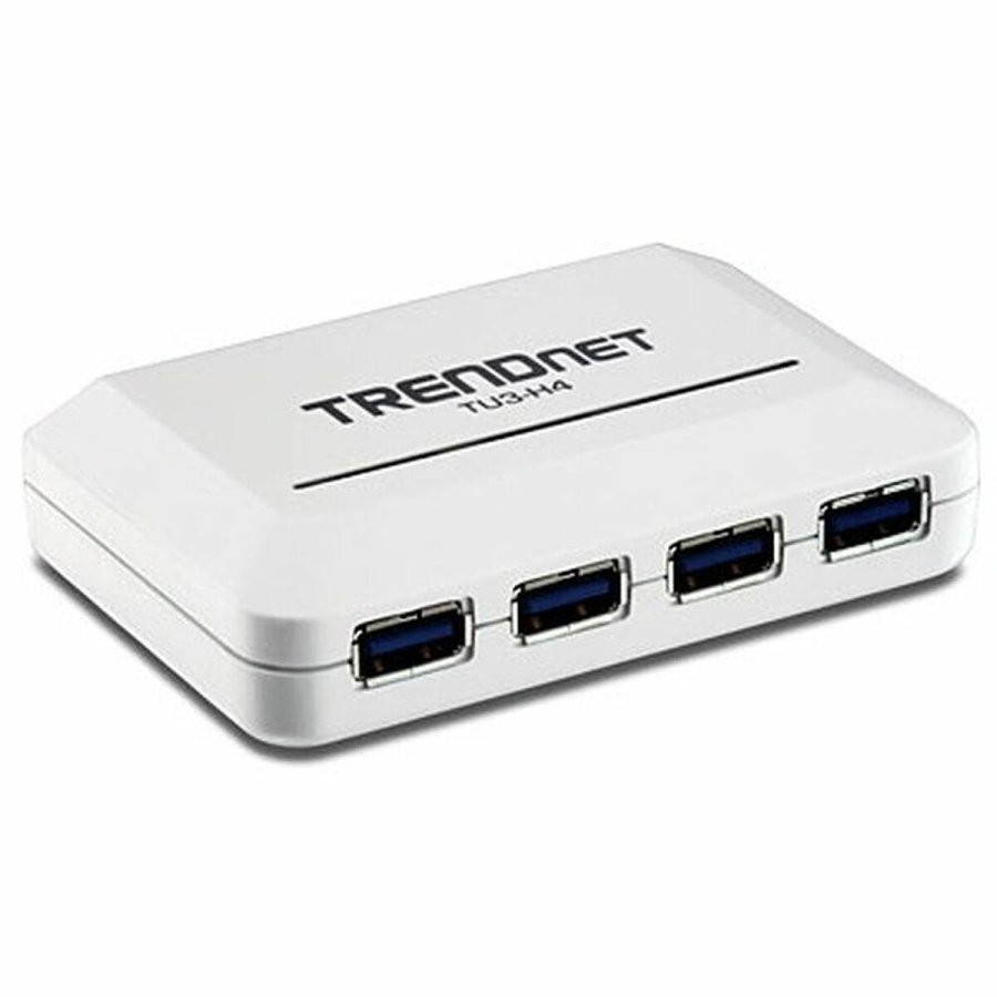 USB Hub Trendnet TU3-H4               Hvid #1