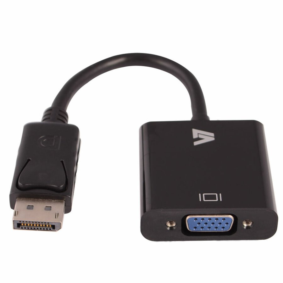 DisplayPort til VGA-adapter V7 CBLDPVGA-1N Sort #1