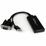 HDMI til VGA Startech VGA2HDU              Sort #1