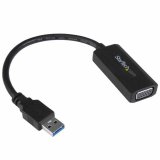 USB 3.0 til VGA-adapter Startech USB32VGAV Sort #1