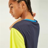 Kortrmet T-shirt til Kvinder Tommy Hilfiger Colour-Blocked Bl #5