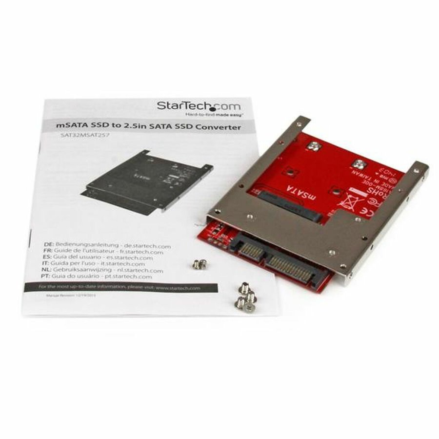 Adapter SSD Startech SAT32MSAT257 R�d S�lvfarvet SSD mSATA #1