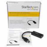 USB 3.0 til VGA-adapter Startech USB32VGAV Sort #3