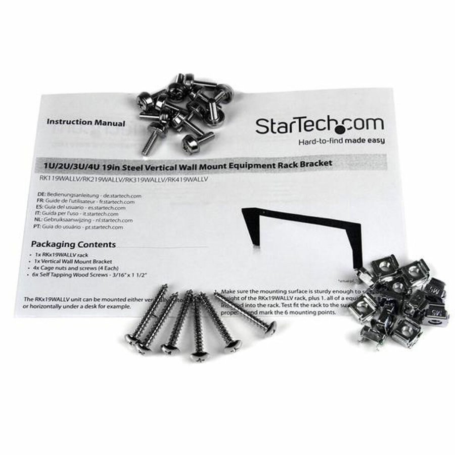 fjederbndsklemme Startech RK419WALLV #4