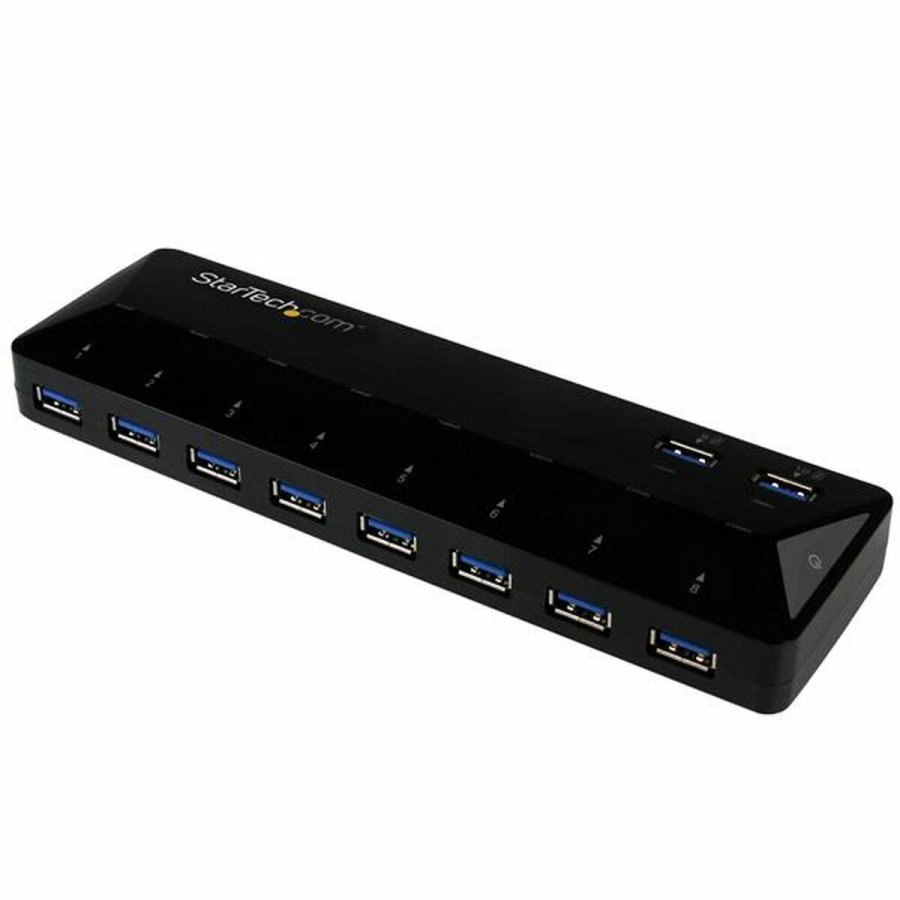 USB Hub Startech ST103008U2C USB 3.0 x 10 Sort #1
