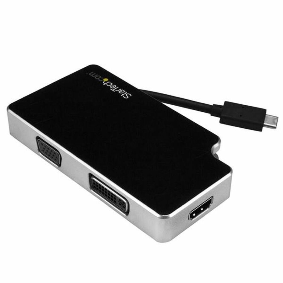 USB C til VGA/HDMI/DVI-adapter Startech CDPVGDVHDB           Slv #1